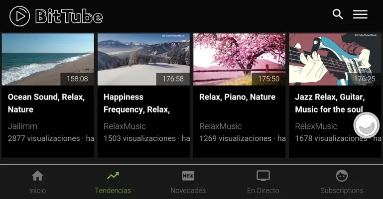 BitTube LITE android App screenshot 2